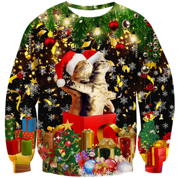 Damen Lustiger Weihnachtlicher Sweatshirt Echoarchiv