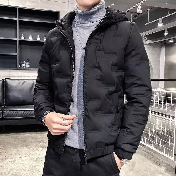 Herren Padded Puffer Jacke mit Kapuze Echo Archive
