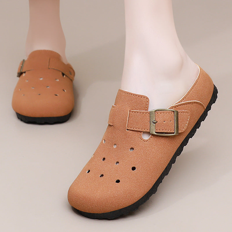 Damen nan lässiger Clog-Slipper mit verstellbarer Schnalle und ergonomischem Komfortfußbett Echo Archiv