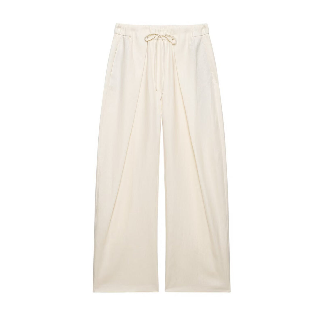 Damen Kurzblazer mit Stehkragen und weite Palazzo-Hose mit Kordelzug Echo Archiv