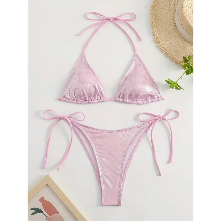 Damen Netz-Bikini-Set mit verstellbarem Design Echo Archiv