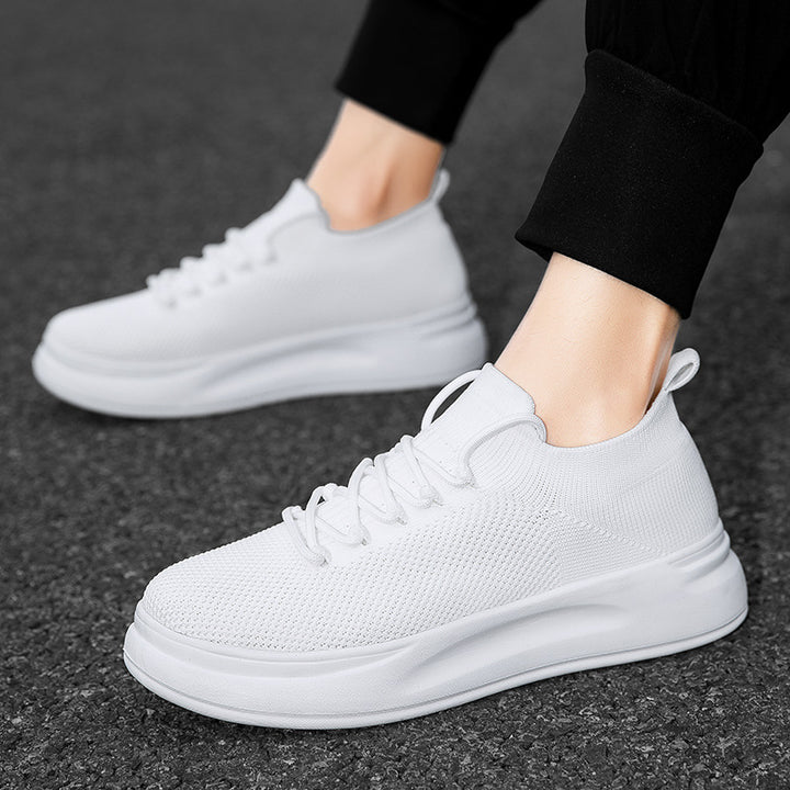 Damen nan elastischer Strick-Slip-on Sneaker mit viskoelastischer Fußbett-Einlage und dämpfender Plateau-Laufsohle Echo Archiv