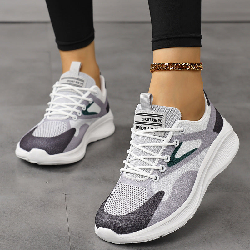 Damen Leichte Mesh-Laufschuhe mit gedämpfter EVA-Plateausohle und Komfort-Fußbett – Lioré