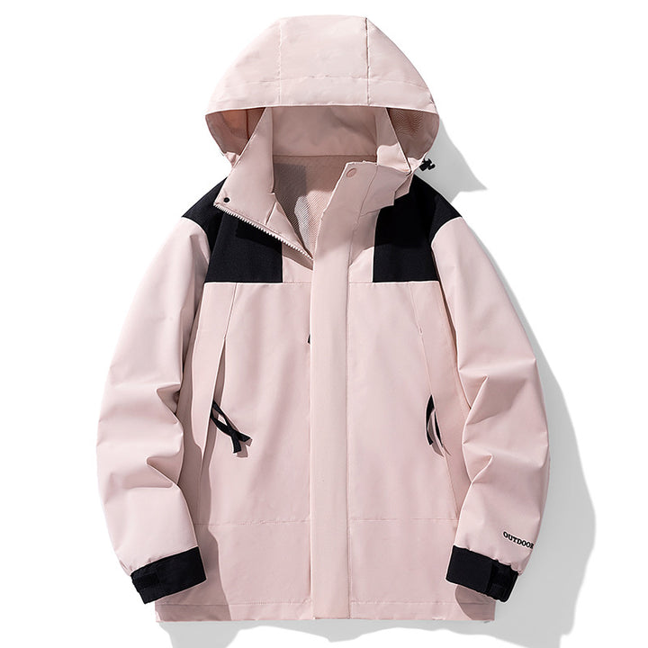 Damen wasserabweisende Übergangsjacke mit verstellbarer Kapuze Echo Archive