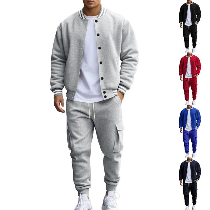 Herren Sportliches Freizeit-Set mit Ballon-Schnitt und praktischen Taschen Echoarchiv