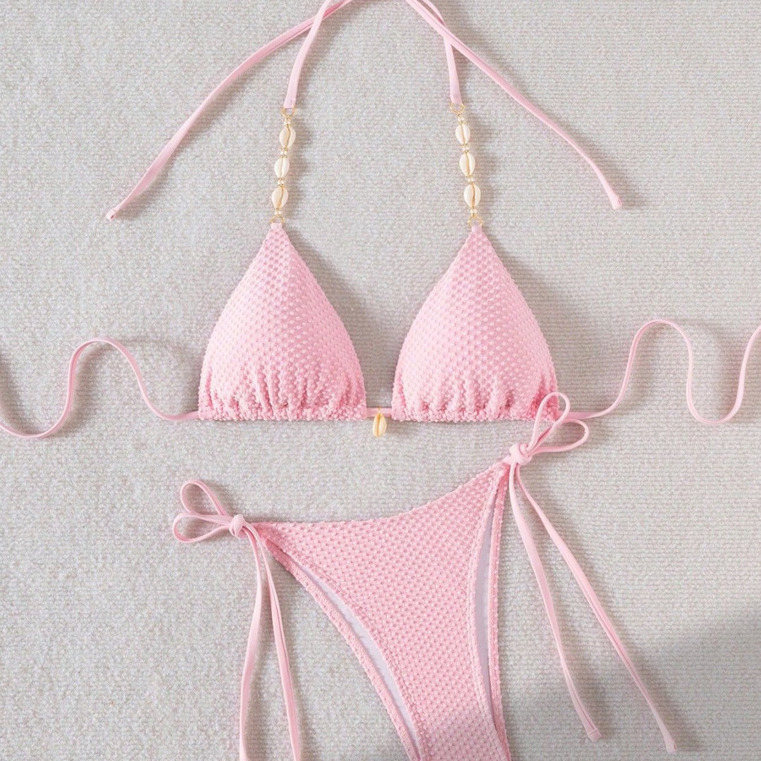 Damen Triangel-Bikini mit Muscheldetails Echo Archiv