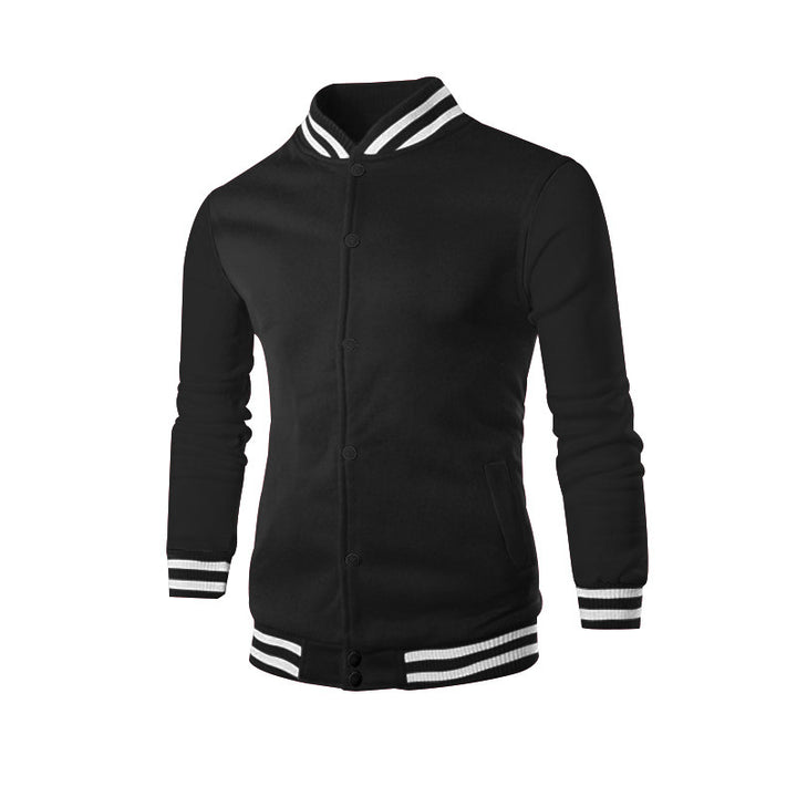 Herren Sportliche Collegejacke mit modischem Kragen Echoarchiv