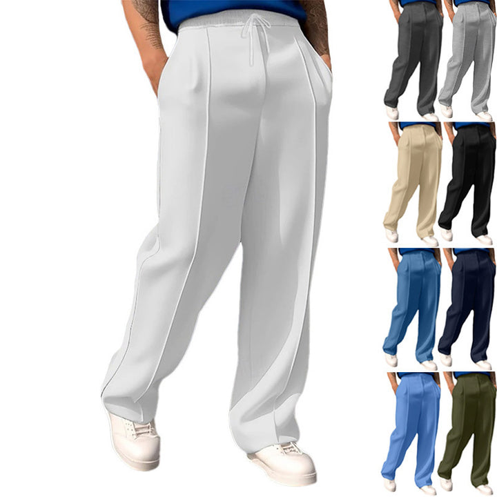 Herren Bequeme Slim-Fit Jogginghose aus hochwertigem Baumwollmix mit seitlichen Kontrasten Echoarchiv