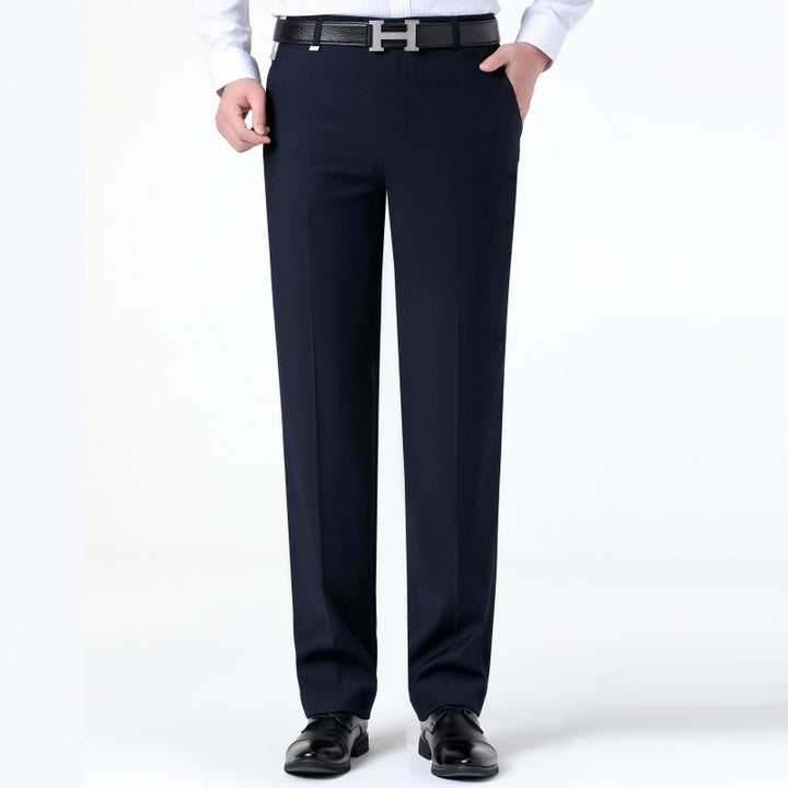 Herren elegante Anzughose mit feinem Strukturdesign Echoarchiv