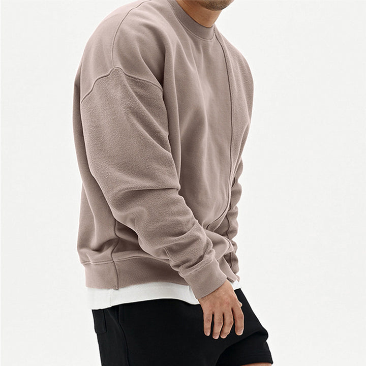 Herren Lässiger Oversized Sweatshirt Echoarchiv