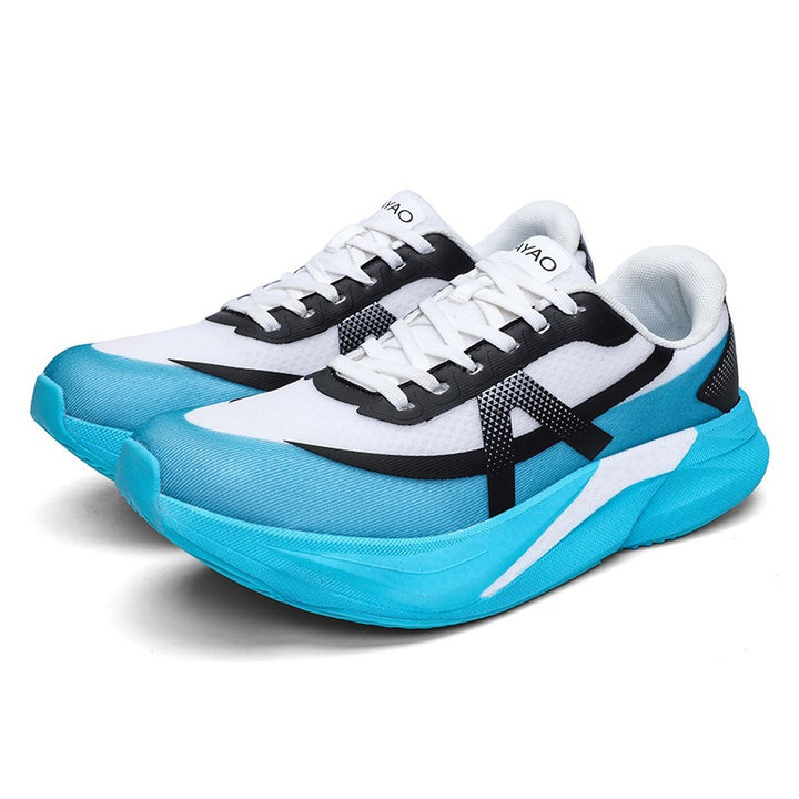 Herren Dämpfender Running-Sneaker mit hoher Sprengung und atmungsaktivem Strickoberteil – Tavélo