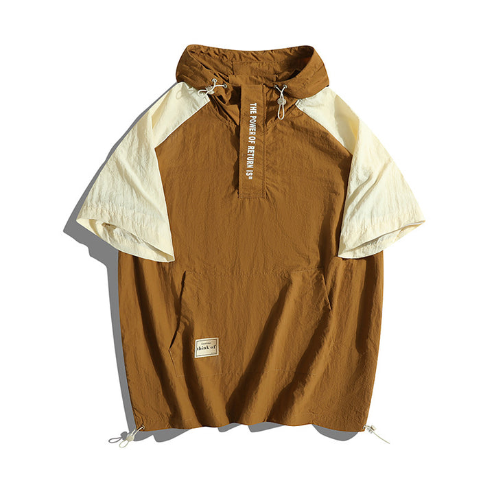 Herren Leichte Windbreaker-Jacke Echo Archiv