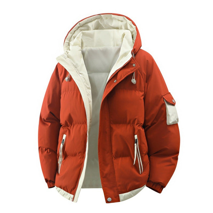 Damen Modische Steppjacke mit Kapuze
