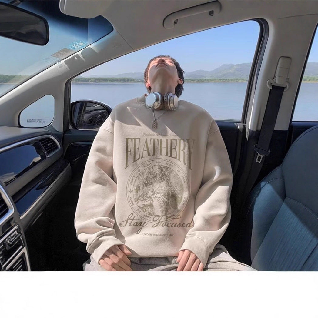 Unisex Lässiger Sweatshirt mit grafischem Druck Echoarchiv