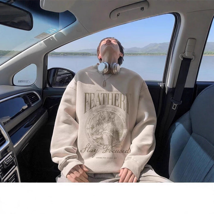 Unisex Lässiger Sweatshirt mit grafischem Druck Echoarchiv