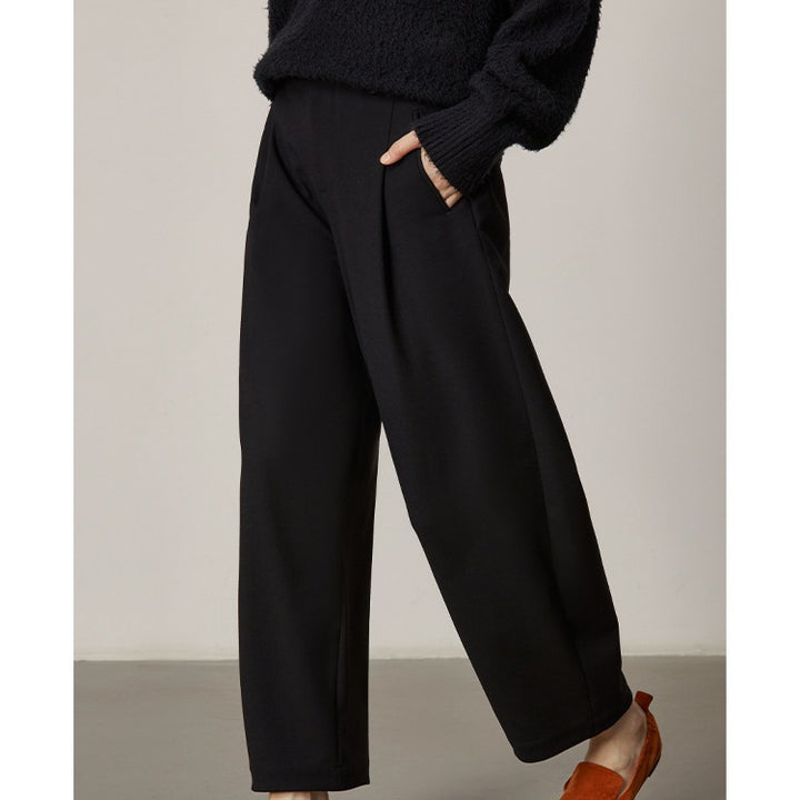 Damen Tailored Highwaist-Culottehose mit Bundfalten und Eingrifftaschen Echo Archiv