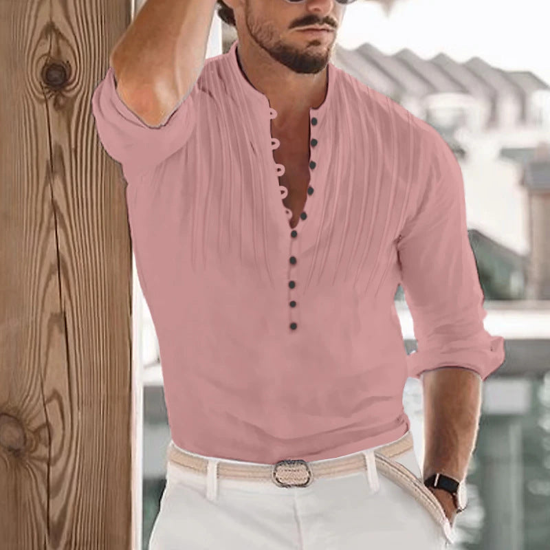Herren modische Baumwollbluse Echoarchiv