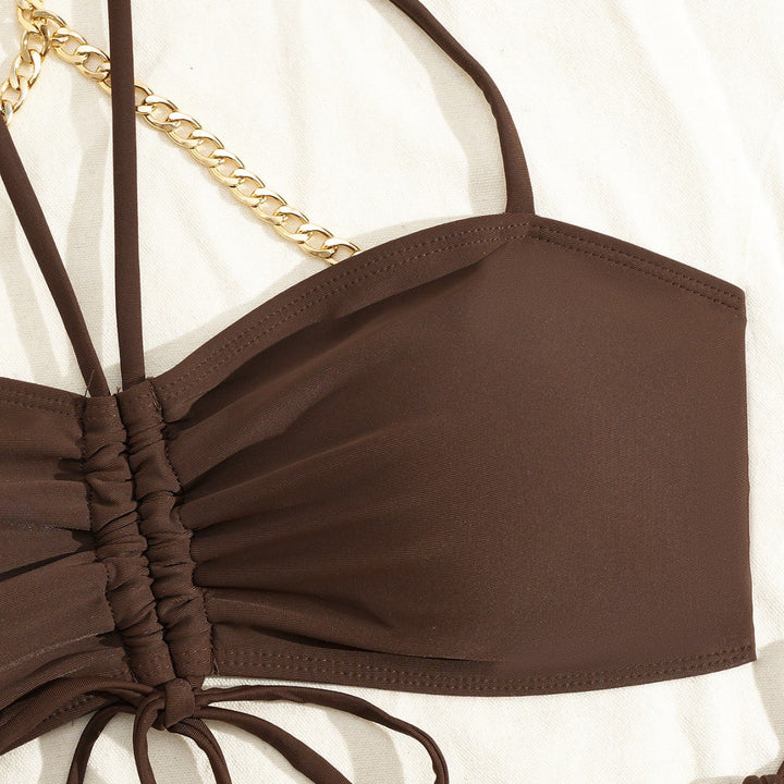 Damen Hochwertiger Bikiniset mit raffiniertem Ketten-Detail Echo Archiv