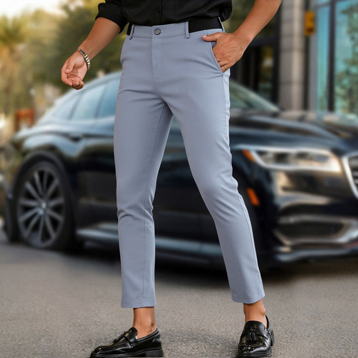 Herren elegante Businesshosen mit schmalem Schnitt und komfortablem Stretchmaterial Echoarchiv