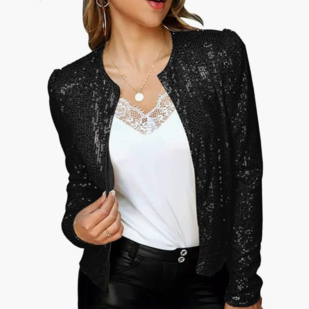 Damen Glitzernde Strickjacke Echoarchiv