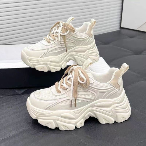 Damen Chunky Sneakers mit atmungsaktiver Mesh-Oberfläche und rutschfester Sohle Echo Archiv