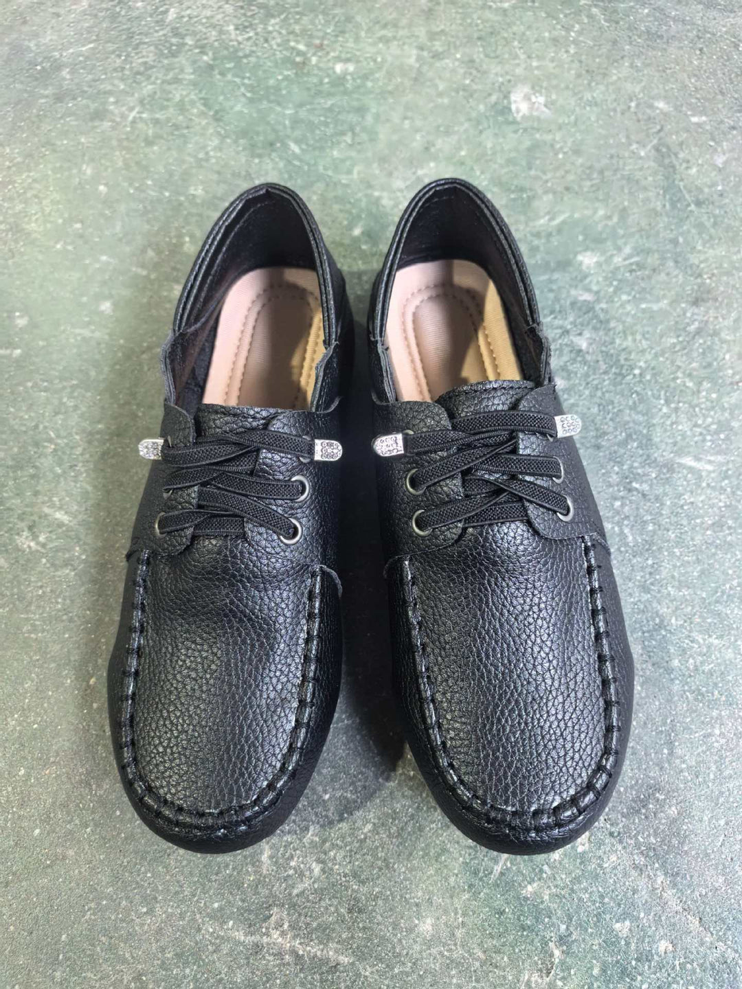 Herren nan klassische Mokassin-Slipper mit elastischer Schnürung und anatomischem Komfortfußbett Echo Archiv