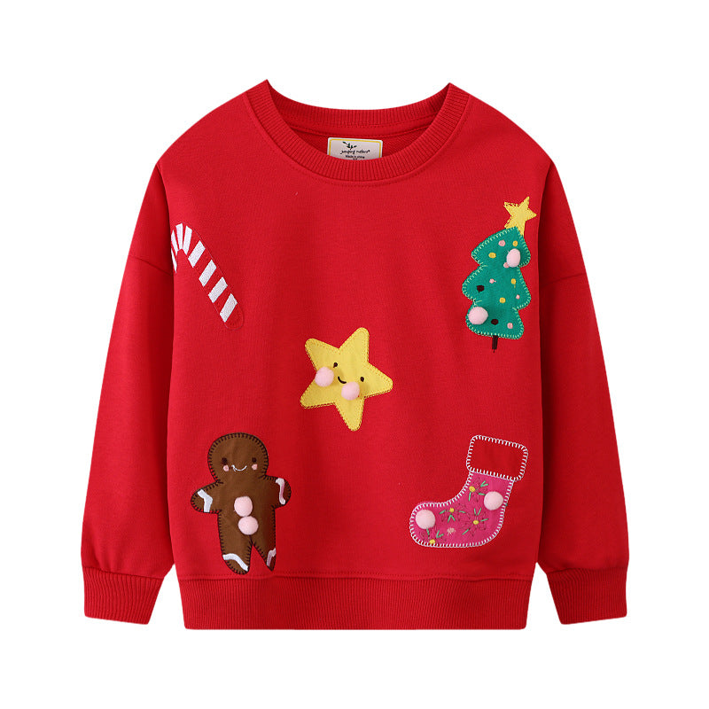 Kinder Sweatshirt mit festlichem Weihnachtsdesign Echo Archiv