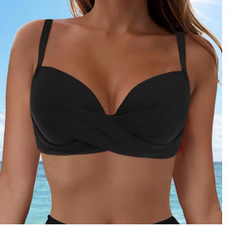 Damen Elegantes Bikinioberteil mit Wickeldesign Echo Archiv
