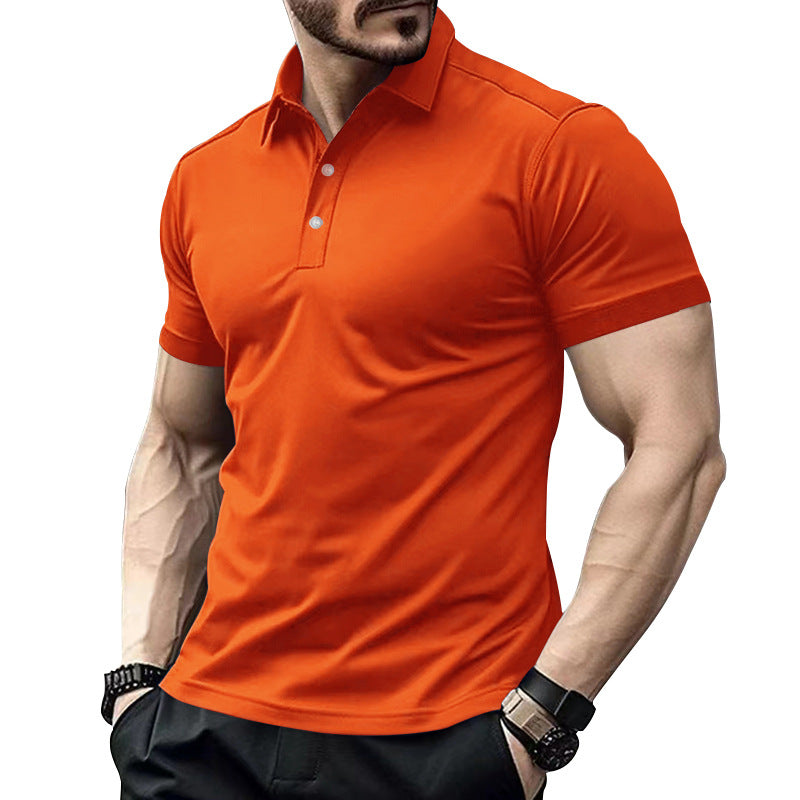 Herren Polo-Shirt mit schweißableitender Technologie und modernem Schnitt Echoarchiv