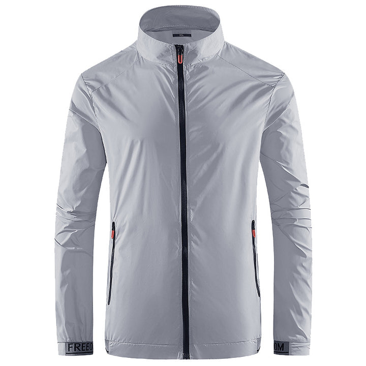 Herren Leichte Performance‑Windjacke mit hochschließendem Stehkragen Echoarchiv