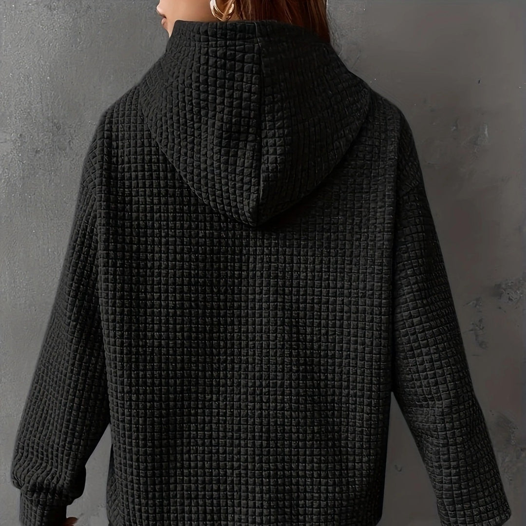 Damen Kapuzenpullover mit gesticktem Design Echo Archiv