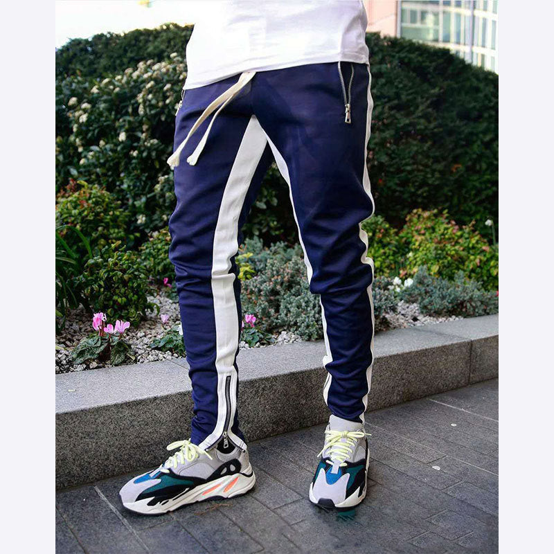 Herren Sportliche Slim-Fit Jogginghose mit Seitentaschen – Sorevano