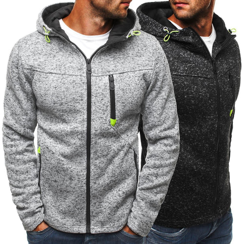 Herren sportliche Kapuzenjacke mit atmungsaktiver Technologie Echoarchiv