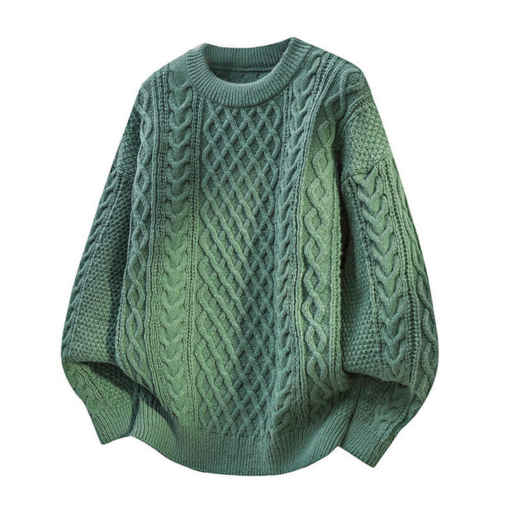 Damen Grobstrickpullover mit Zopfmuster Echoarchiv