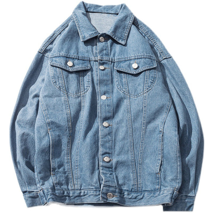 Herren Lässige Oversized Denimjacke Echoarchiv 1788342192