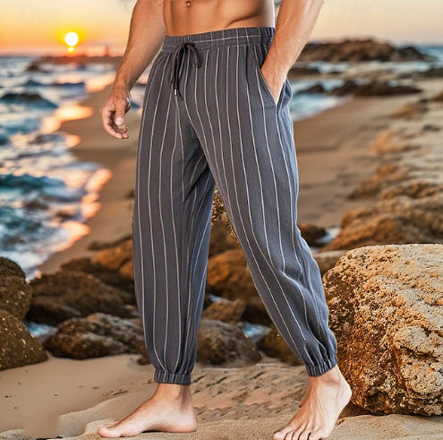 Herren gestreifte Strandhose Echoarchiv