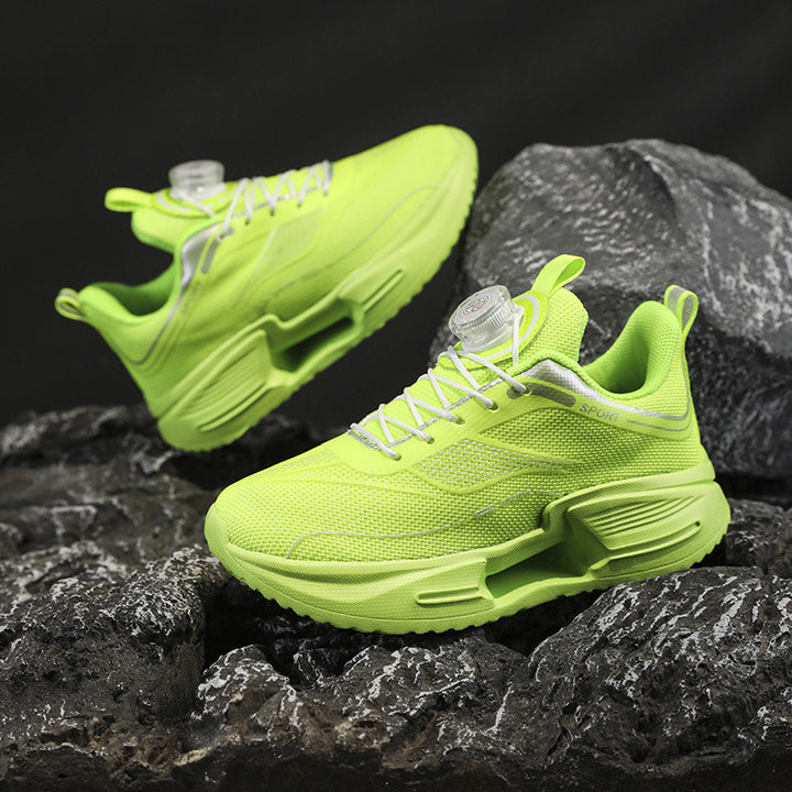 Damen Sportliche Mesh-Laufsneaker mit Drehverschluss und gedämpfter Plateausohle – Lioré