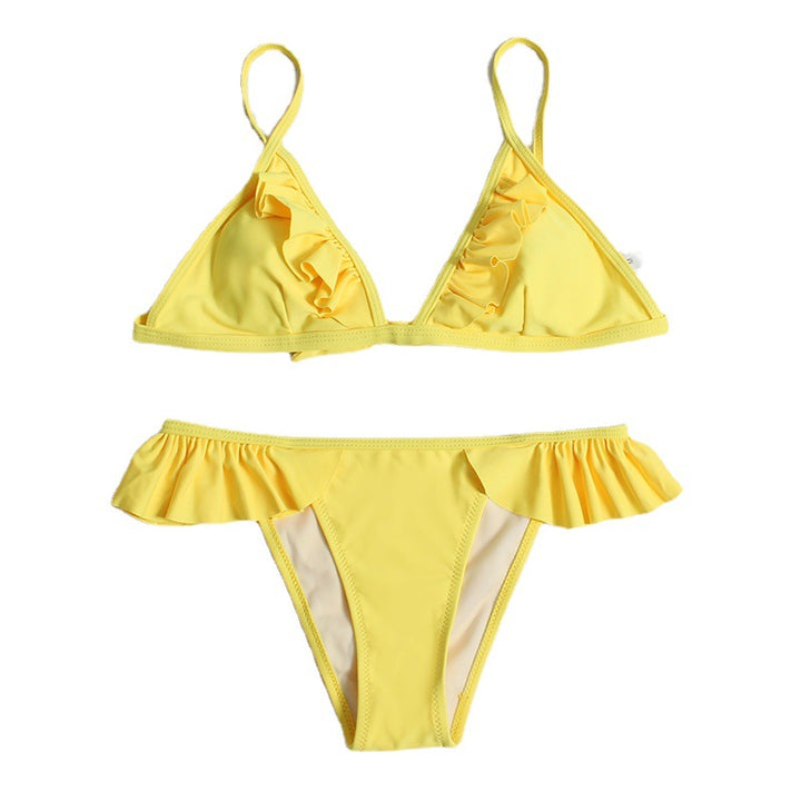 Damen Triangel-Bikini mit Rüschen Echo Archiv