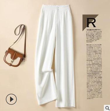 Damen Elegante Chino-Hose mit hohem Bund und seitlichen Taschen Echo Archiv