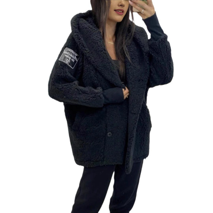 Damen Oversized Teddyjacke – Célinea