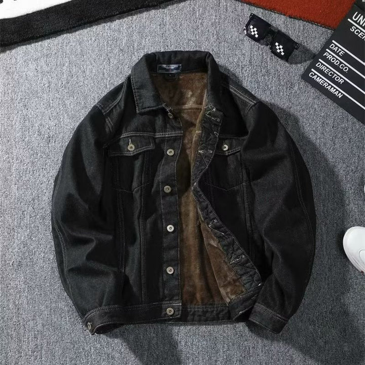 Herren Denim Jacke mit Futter – Denvaro