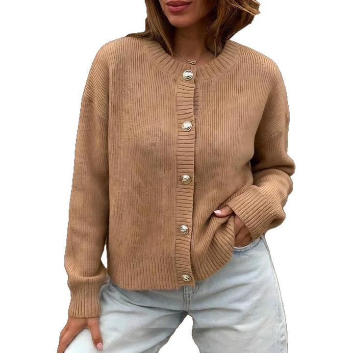Damen Stylische Strickjacke mit Knopfverschluss Echo Archiv