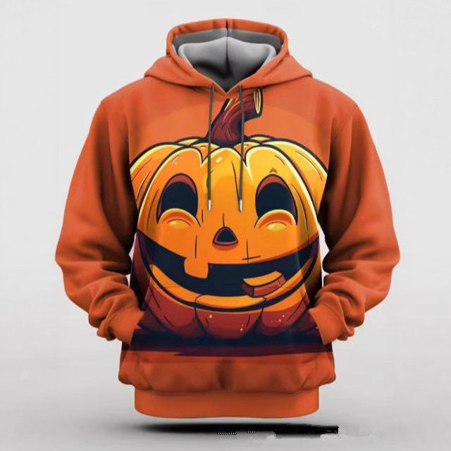 Herren Kapuzenpullover mit kreativem Halloween-Motiv Echoarchiv