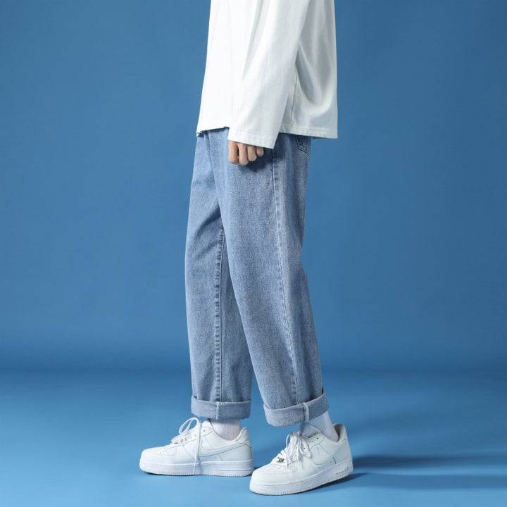 Herren Hoch geschnittene Relaxed-Fit Jeans Echoarchiv