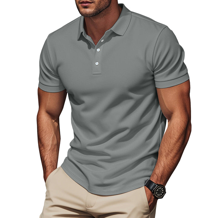 Herren Poloshirt mit atmungsaktiver Struktur und modernem Design Echoarchiv