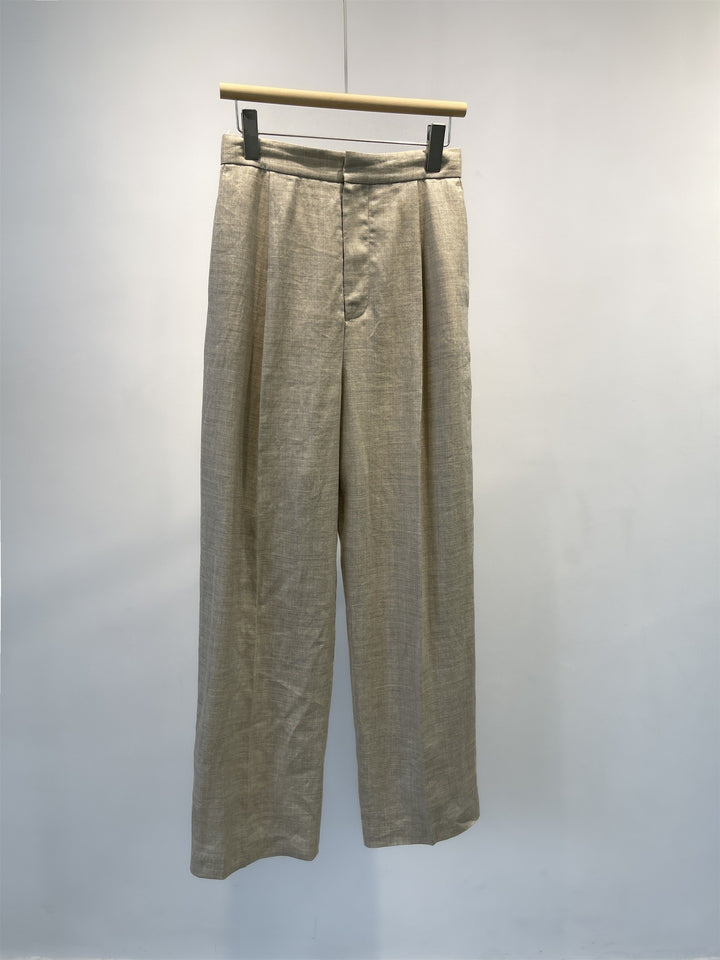 Damen Maßgeschneiderte Weite Leinenhosen Echoarchiv 1787623024