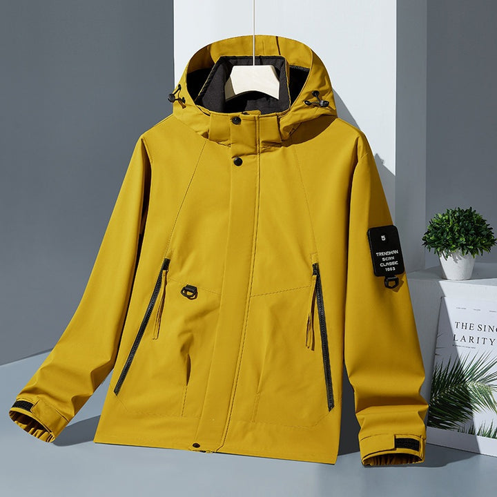 Herren Fleecejacke mit hohem Kragen Echo Archiv