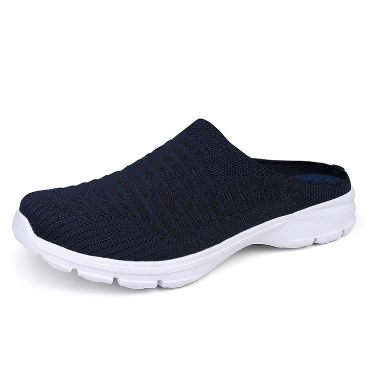 Damen nan gestrickter Schlupf-Clog mit stoßdämpfender EVA-Zwischensohle und ergonomischer Fersenstütze Echo Archiv