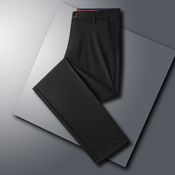 Herren stilvolle Business-Hose mit elastischem Bund und schmalem Schnitt Echoarchiv