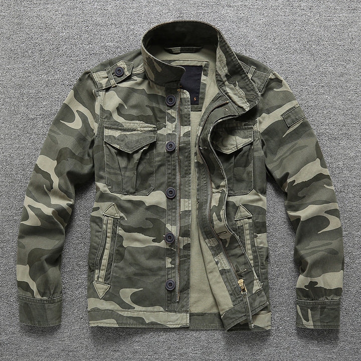 Herren Winter‑Bomberjacke im Field‑Stil mit Teddykragen, gesteppter Isolierung und Utility‑Taschen Echoarchiv